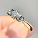 Vintage 1990s Trilogy Diamond Ring in 18ct Yellow Gold (Approx. 1.0ct)