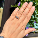Vintage 1990s Trilogy Diamond Ring in 18ct Yellow Gold (Approx. 1.0ct)