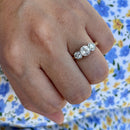 Vintage 1990s Trilogy Diamond Ring in 18ct Yellow Gold (Approx. 1.0ct)