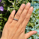 Contemporary Three-Row Art Deco Design Diamond Ring in 9ct White Gold (Approx. 0.95ct)