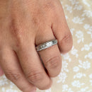 Contemporary Three-Row Art Deco Design Diamond Ring in 9ct White Gold (Approx. 0.95ct)
