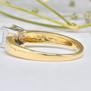 18ct Yellow Gold 0.25ct Princess Cut Invisible Set Diamond Ring