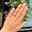 18ct Yellow Gold 0.25ct Princess Cut Invisible Set Diamond Ring