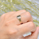 Vintage 9ct Yellow Gold Ladies Signet Ring