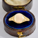 Vintage 9ct Yellow Gold Ladies Signet Ring