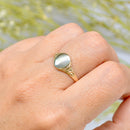 Vintage 9ct Yellow Gold Ladies Signet Ring