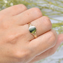 Vintage 9ct Yellow Gold Ladies Signet Ring