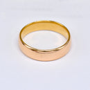 Antique 1921 22ct Yellow Gold Traditional Court Wedding Band (4.5mm Wide)