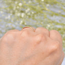 Antique 1921 22ct Yellow Gold Traditional Court Wedding Band (4.5mm Wide)