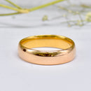 Antique 1921 22ct Yellow Gold Traditional Court Wedding Band (4.5mm Wide)