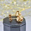 Vintage 1990s 9ct Rose Gold Love Knot Earrings
