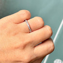 Contemporary Platinum Diamond Channel Set Half Eternity Ring (0.25ct)