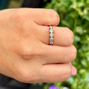 Antique 18ct Yellow Gold & Platinum Old-Cut Diamond Five-Stone Ring