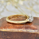 Antique 18ct Yellow Gold & Platinum Old-Cut Diamond Five-Stone Ring