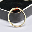 Vintage 1970s Heart-Shaped Carnelian 9ct Gold Signet Ring