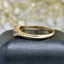 Vintage 1980s 9ct Yellow Gold Garnet Five-Stone Ring