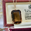 Vintage Large Smoky Quartz Pendant, Approx. 18.12ct