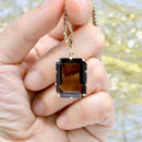 Vintage Large Smoky Quartz Pendant, Approx. 18.12ct