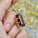 Vintage Large Smoky Quartz Pendant, Approx. 18.12ct