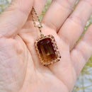 Vintage Large Smoky Quartz Pendant, Approx. 18.12ct