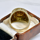 Vintage 9ct Yellow Gold 0.75ct Diamond Statement Ring
