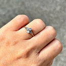 Art Deco Diamond Toi et Moi Ring in 18ct Yellow Gold & Platinum, Circa 1930–40s