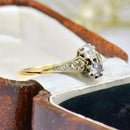 Art Deco Diamond Toi et Moi Ring in 18ct Yellow Gold & Platinum, Circa 1930–40s