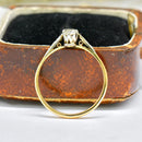 Art Deco Diamond Toi et Moi Ring in 18ct Yellow Gold & Platinum, Circa 1930–40s