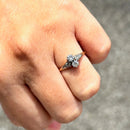 Art Deco Diamond Toi et Moi Ring in 18ct Yellow Gold & Platinum, Circa 1930–40s