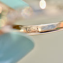 Vintage Emerald & Diamond Engagement Ring (0.20ct)