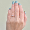 Chisholm Hunter 0.25ct Emerald-Cut Diamond Solitaire Engagement Ring in 18ct White Gold With Original Box