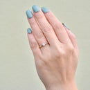 Chisholm Hunter 0.25ct Emerald-Cut Diamond Solitaire Engagement Ring in 18ct White Gold With Original Box