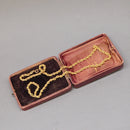 Vintage 9ct Yellow Gold Rope Chain 18 Inch Long