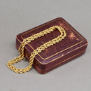 Vintage 9ct Yellow Gold Rope Chain 18 Inch Long
