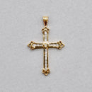 Vintage Diamond Cross Pendant in 9ct Yellow Gold (0.20ct)