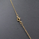 Swiss Blue Topaz and Diamond Halo Pendant With 9ct Yellow Gold Chain