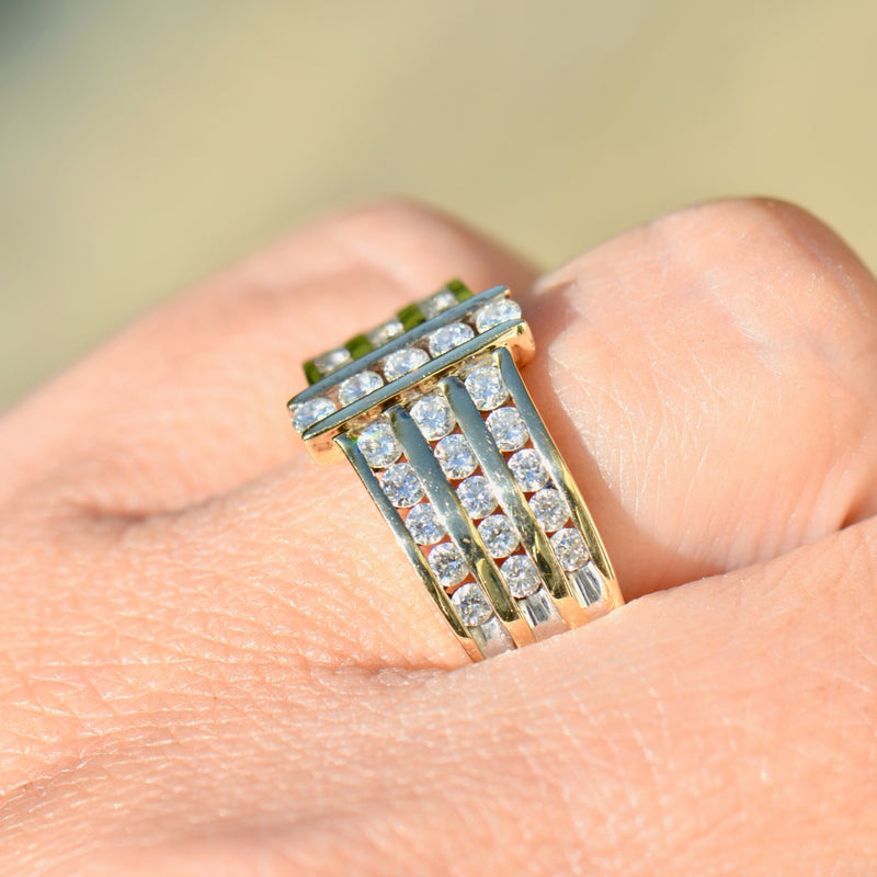 18ct Yellow Gold 1 Carat Diamond Ring (Canada Diavik Diamond)