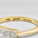 Art Deco Diamond 18ct Gold & Platinum Four-Stone Ring