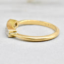 Art Deco Diamond 18ct Gold & Platinum Four-Stone Ring