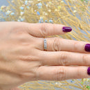 Art Deco Diamond 18ct Gold & Platinum Four-Stone Ring