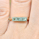 Art Deco Diamond 18ct Gold & Platinum Four-Stone Ring