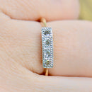 Art Deco Diamond 18ct Gold & Platinum Four-Stone Ring
