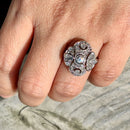 Vintage Diamond Statement Ring 18ct White Gold (Approx. 1.07ct)