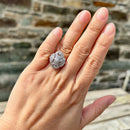 Vintage Diamond Statement Ring 18ct White Gold (Approx. 1.07ct)