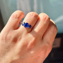 Sapphire Three-Stone Ring in 18ct White Gold (1.73cts)