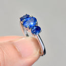 Sapphire Three-Stone Ring in 18ct White Gold (1.73cts)