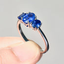Sapphire Three-Stone Ring in 18ct White Gold (1.73cts)