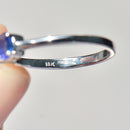 Sapphire Three-Stone Ring in 18ct White Gold (1.73cts)