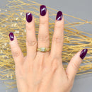 9ct Yellow Gold Diamond Set Chain Link Design Ring