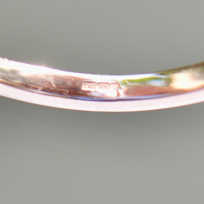 Padparadscha Coloured Tourmaline and Diamond 9ct Rose Gold Halo Ring (1.19cts)